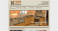 Desktop Screenshot of nicholsplumbing.com